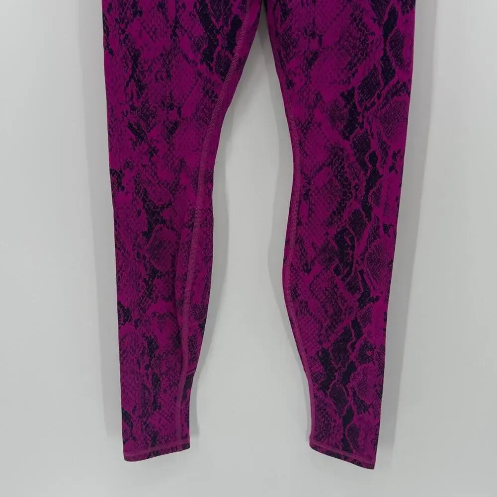 Alo Yoga Viper High Rise Snakeskin Leggings - Purple Pop - XS - New with tags